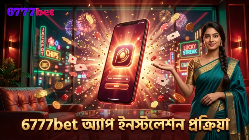 বিভিন্ন মোবাইল ডিভাইসে 6777bet অ্যাপ ইনস্টলেশন প্রক্রিয়া।