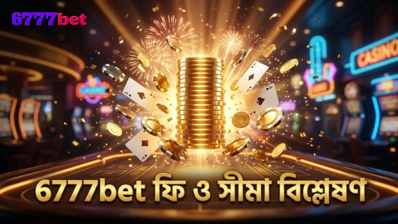 6777bet ক্যাসিনোর লেনদেন ফি ও সীমার স্পষ্ট ব্যাখ্যা