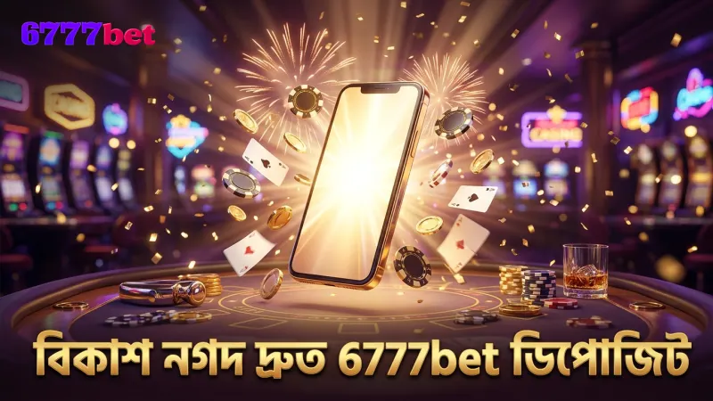 বিকাশ ও নগদ দিয়ে 6777bet ডিপোজিট দ্রুত করা যায়