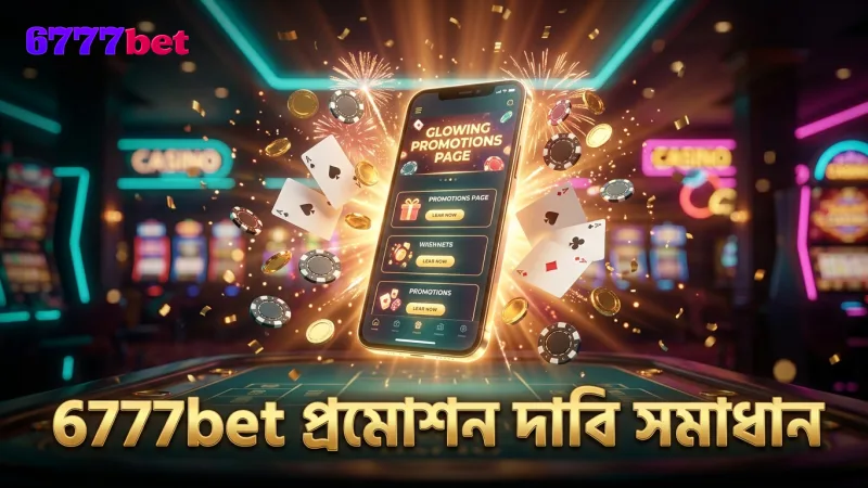 6777bet প্রমোশন দাবি করার সময় প্রচলিত ভুল ও সমাধান