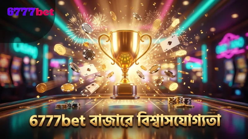 6777bet এর দীর্ঘ অভিজ্ঞতা বাজারে বিশ্বাসযোগ্যতা বাড়ায়
