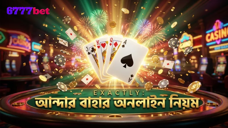আন্দার বাহার অনলাইন খেলার মূল কার্ড নিয়ম ও গেমপ্লে।