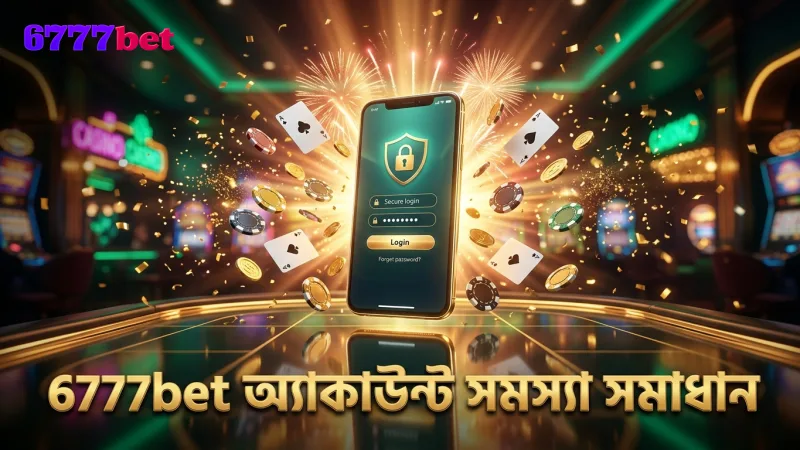 অ্যাকাউন্ট ও লেনদেনের সমস্যায় 6777bet-এর নির্ভরযোগ্য সমাধান