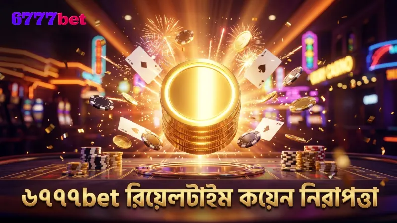 ৬৭৭৭bet-এ রিয়েল-টাইম কয়েন জয়ের তথ্য ও নিরাপত্তা।