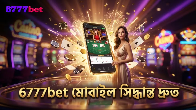 মোবাইল থেকে দ্রুত সঠিক সিদ্ধান্ত নিন 6777bet নিয়ে