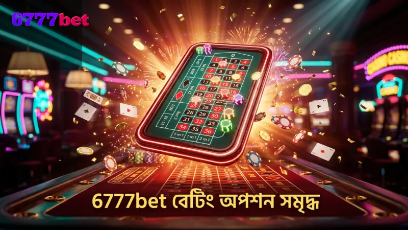 6777bet-এ বিভিন্ন বেটিং অপশন থেকে বেছে নিয়ে বেটিং দক্ষতা বাড়ান।