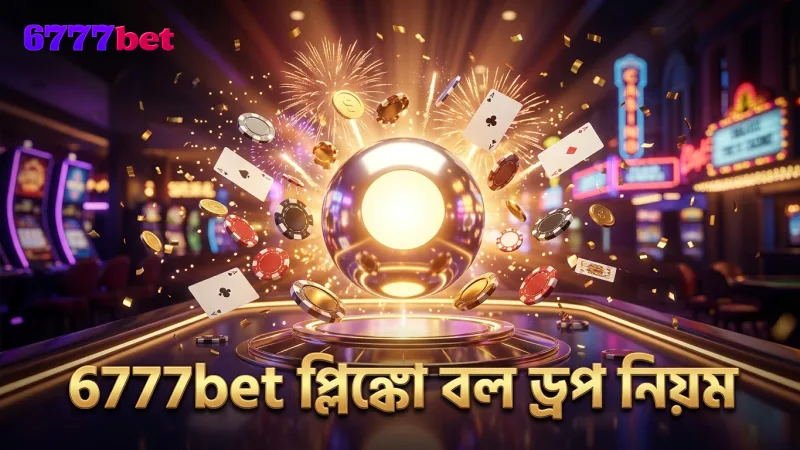 বল ড্রপের নিয়মে 6777bet প্লিঙ্কো গেমের ফিজিক্স স্পষ্ট।